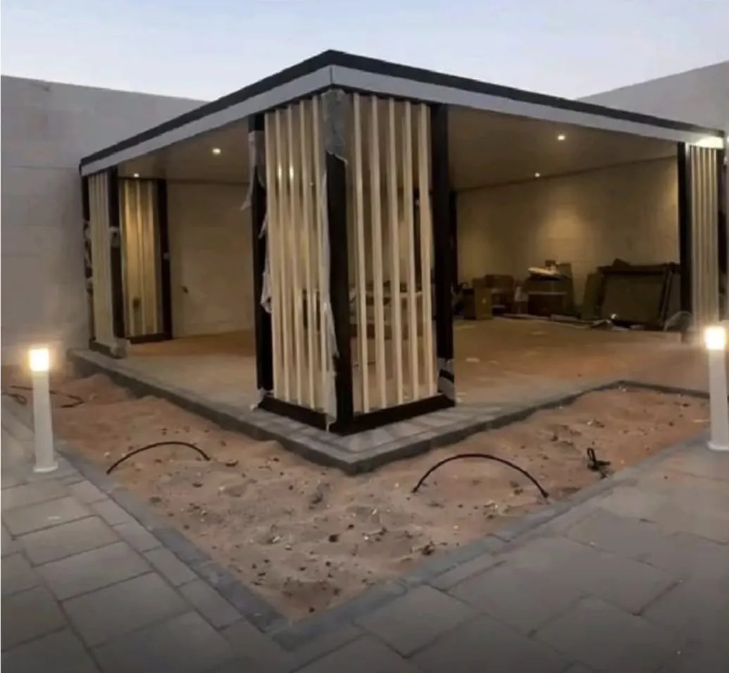 مقاولات عامة لبناء ملاحق خارجية في المملكة السعودية 