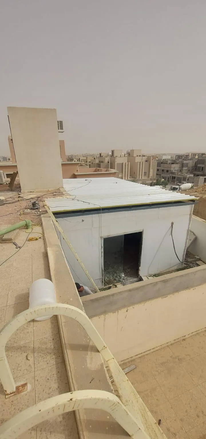 مقاول بناء ملاحق من الساندويتش بانل وأسمنت بورد بالسعوديه
