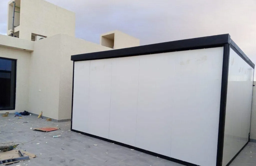 مقاول بناء ملاحق من الساندويتش بانل وأسمنت بورد بالسعوديه