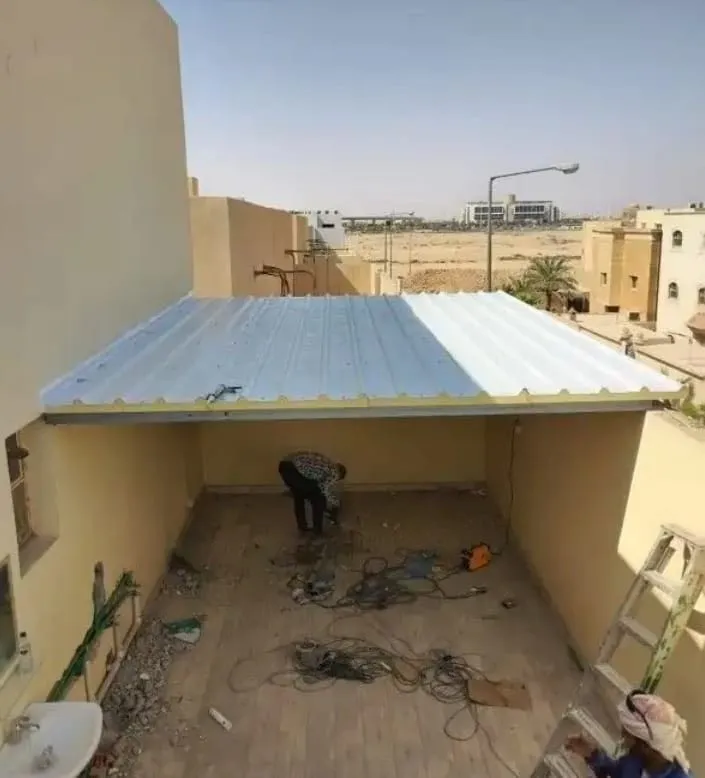 التقنيات الحديثة الملاحق ساندويتش بانل بالمملكة السعودية 