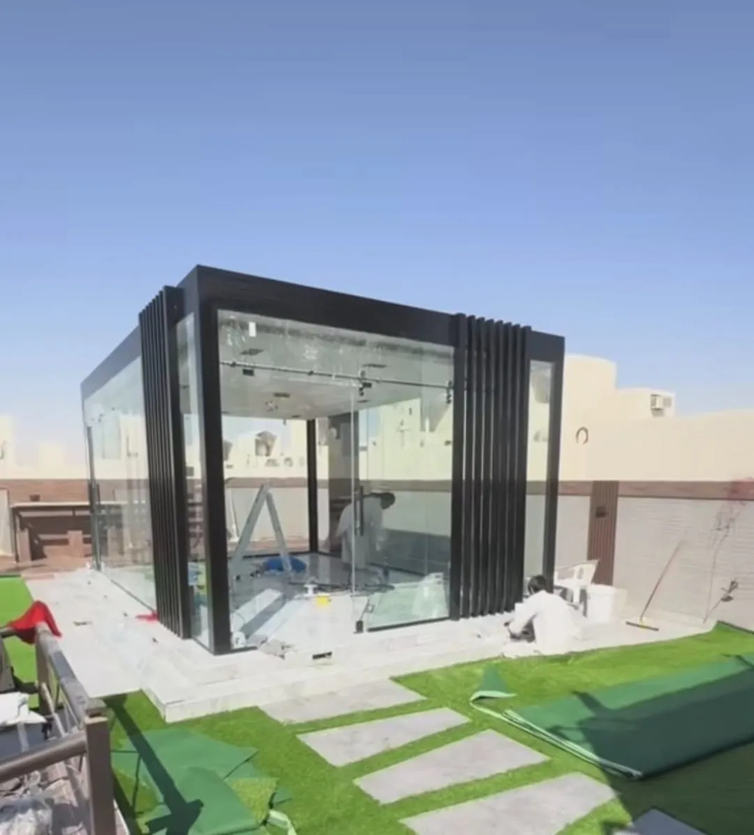 مقاول لبناءمجالس زجاجية في المملكة العربية السعودية 