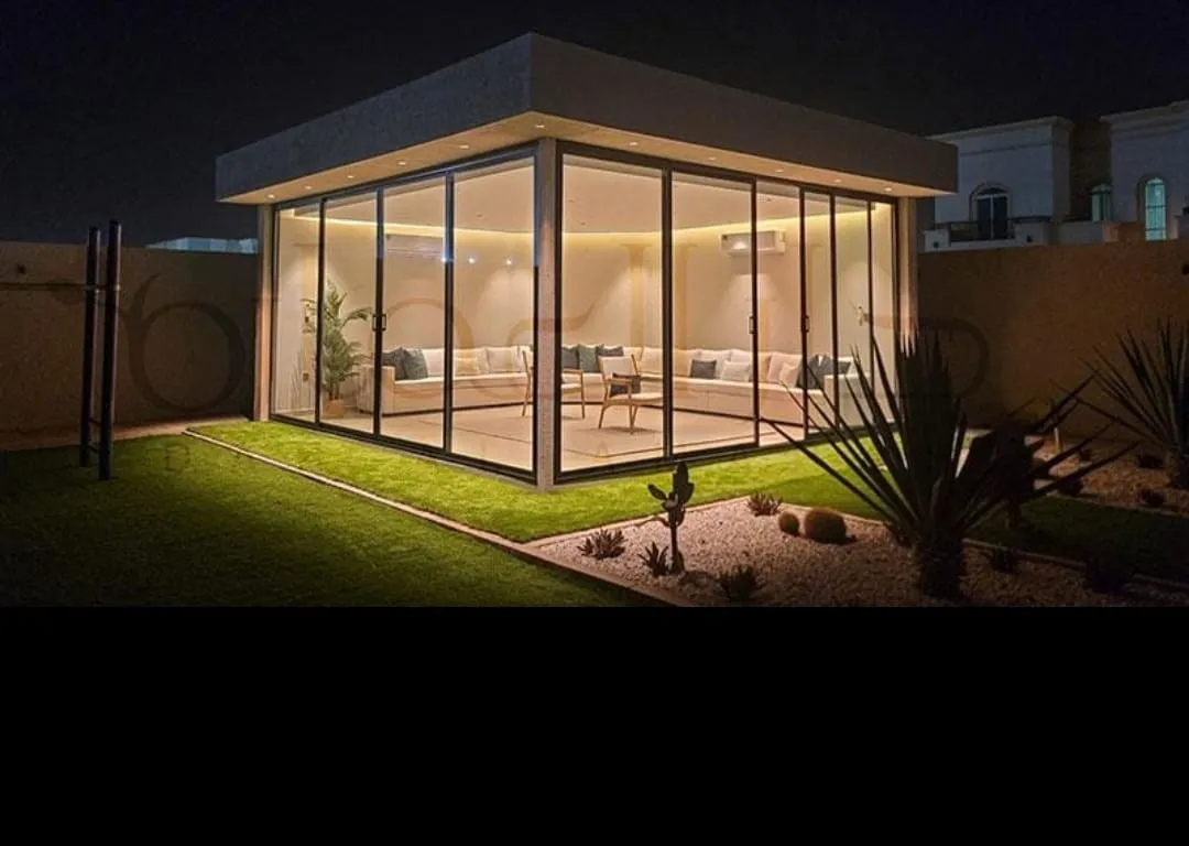مقاول لبناءمجالس زجاجية في المملكة العربية السعودية 
