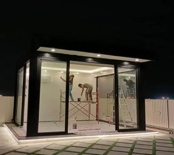 مقاول بناء ملاحق زجاجية في المملكةالعربيةالسعودية